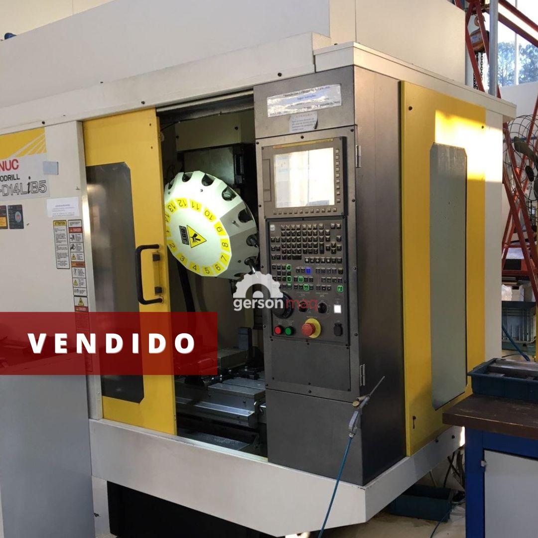 CENTRO DE USINAGEM HIGH SPEED ROBODRILL FANUC a-D14LiB5 ano 2018
